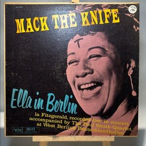 Ella Fitzgerald 'Mack the Knife' Vinyl Record